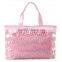 Pure Color Clear Plastic Beach Bag