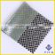 China factory sell square black and white glass hot-fix sticker rhinestone sheets for shoes accessories