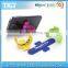 touch-u silicone phone stand with all kinds of color with retails package