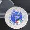 Blue Painting Metal Coin / Nickel Plated Custom Challenge Coin / Custom Engraved Silver Coin
