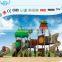 China kids plastic slide for outdoor playground equipment