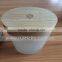 wholesale wooden lid for candle jar anf candle glass jar , glass candleholder with lid hot sale