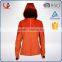 High Quality Nylon Windproof Waterproof Orange Color Cycling Light Jacket