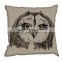16x16cm home custom owl pattern cushion