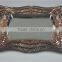 Hotel Supplies Serving Tray/mirror Serving Tray/golden Tray With Handle T359 SG+G