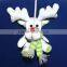 NEW DESIGN Christmas Stuffed Reflective Toy Plush Reflective Elk Toy/reflective Toy Reflective Keychain