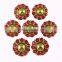 Hot sale wholesale retail sewing button acrylic rhinestone button with shank pearl Christmas button For DIY flower center