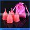 100% FDA silicone menstrual cups period cup for lady menstruation