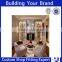 wine display shelf cabinet wine bottle display rack wooden wire display