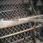 Basketball field PVC coated square wire mesh chain link fence