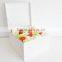 Custom White Sweet Square Flower Box Wholesaler