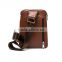 Casual stylish top genuine leather chest bag for men free patterns for leather bags for bike