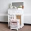 Country style wooden mirrored dresser furniture