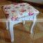 New design exquisite high quality detachable wood footstool