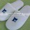 100% Cotton Towel fabric Close Toe Style Disposable Hotel Slippers