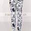 Autumn Casual palm pant for women, palm pattern print woven long joggers pants - SYK15297