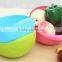 handing kitchen sink fruit vegetable plastic drainer basket