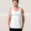 Wholesale Men's White Cotton Slim Fit Plain Blank Tank Top Men's Gym Singlet