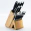 AH12 Acrylic block tainless steel 8pcs kitchen knife set