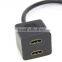 HDTV 1 to Dual 2 Adapter Cable Male to Female M/F 1 in 2 out Y Splitter Switch factory price