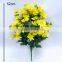 Silk Flower Decoration H52cm 24-Stems Artificial Daisy Wild Flower Bush