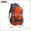 2015 hot sale fashion design orange color hiking and camping packback bag for sale