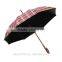 23''x8K Straight Handle Alloy Metals Frame Grid Umbrella