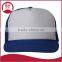 100% polyester plain mesh trucker running cap