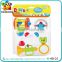 100% Safety plastic baby bottle set rattle toys hand ring bell for promotion