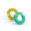 Top Sale Nice Quality Colorful Silicone Donut Baby Teether Silicone Teether Toy