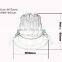 7W led downlight, led cob downlight led downlight price