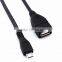 Micro USB Male To USB 2.0 Female Cable USB 2.0 OTG Cable