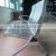 3 Seats High Backrest stainless steel airport waiting chairs