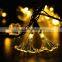 20LED Solar Power Outdoor Pattery Decor Lamp Morning Glory Shape String Lights