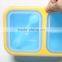 Silicone Food Container Collapsible Lunch Box WIth Fork