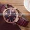 Hot Sale Lady Leather Crystal Wrist Watch With Fashion Style