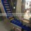 Quick release pvc belt with baffle and side guide conveyor for bean