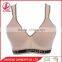 Fashionable plus size black girl sport seamless hot sex women's sports bra