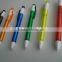 EU standards assorted color plastic ballpoint pen with brands