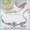 china wholesale 925 sterling silver bracelet women love heart silver chain