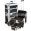 ABS trolley case with drawers,pilot case trolley with EVA inner,luggage trolley cases