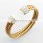 kalen stainless steel 1 gram gold bangles
