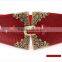 2014 Best fashion metal belt PU leather belt