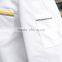 White customized with good quality double breasted cotton/polyester top chef
