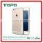 Fashion Slim Colorful soft TPU Frame Clear Case Transparent Hard PC frame Phone Back Cover For iPhone 6 6S Plus