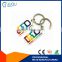 custom soft pvc colorful new york keychain with embossed logo