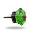 Glass Big melon Knob (Green) Antique