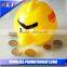 mini transparant money box keychain plastic animal piggy banks