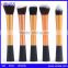 URNSS 2015 New Synthetic Makeup Brushes 4 pcs face brush foundation brush put into trolley bag