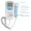 New Fetal Doppler LCD Pocket Prenatal Heart Baby Sound Monitor 3MHz Probe